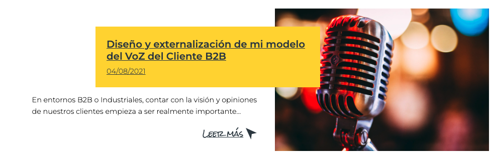 Diseño VoC Cliente B2B