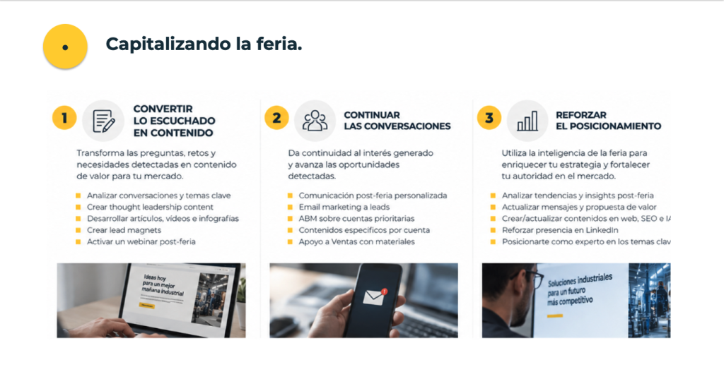 Activando la marca Industrial post feria