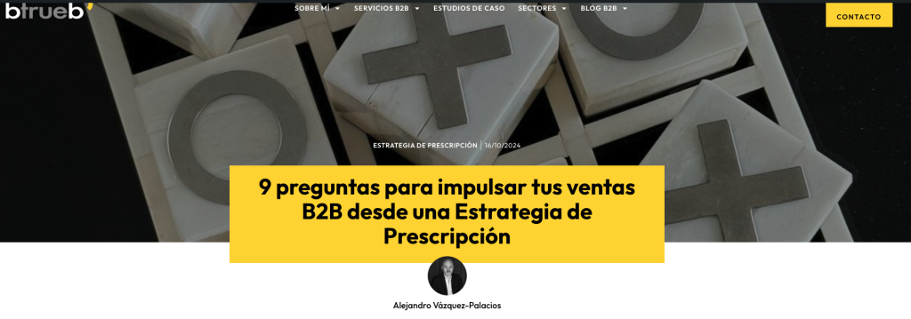 ¿Cómo impulsar una estrategia de prescripción industrial B2B?